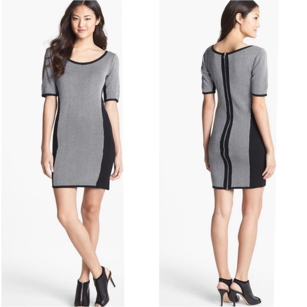 Bb Dakota Black & White Sweater Dress Small *NWOT by Steve Madden